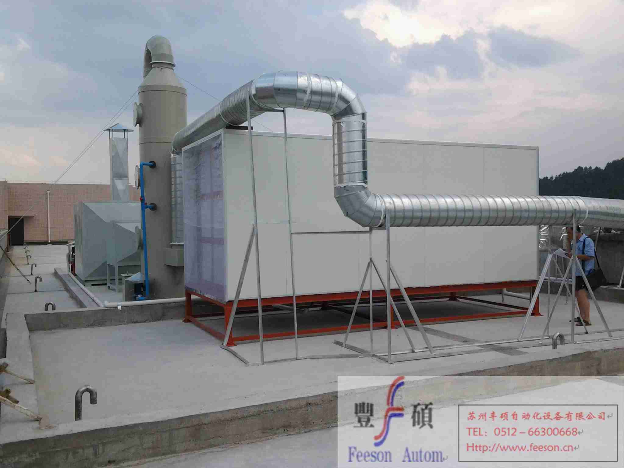 Waste gas treatment