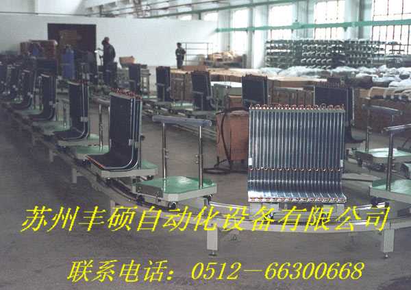 Heat exchanger assembly line